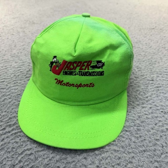 VTG Jasper Engines Mechanic Hat Men Baseball Cap One Size Stitch Designers - Picture 4 of 8